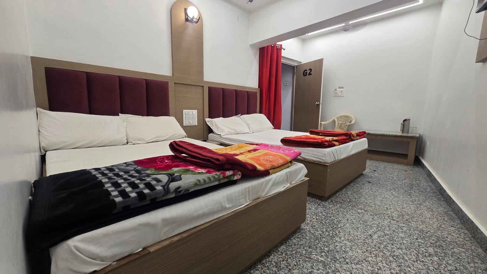 Deluxe Four Bed AC room at Luxmi Hotel Prayagraj